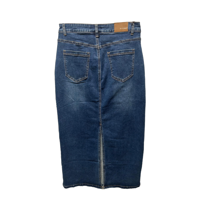 denim skirt back-new size