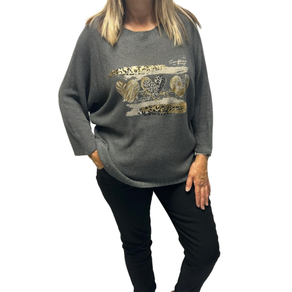Trio of Hearts Lightweight Jumper