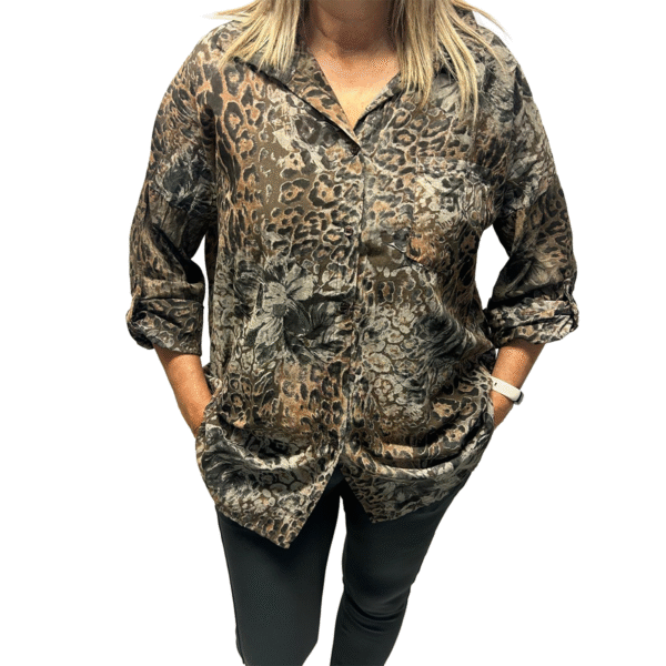 Animal Print Blouse