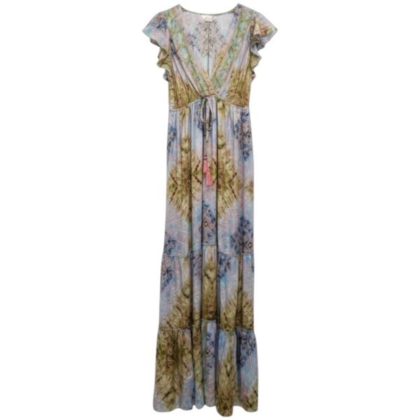 Romantic Pastel Ruffle Dress