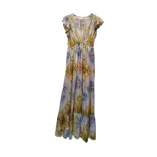 Romantic Pastel Ruffle Dress