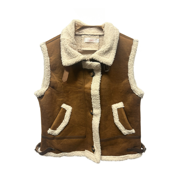 Fleece-Lined Vest Jacket