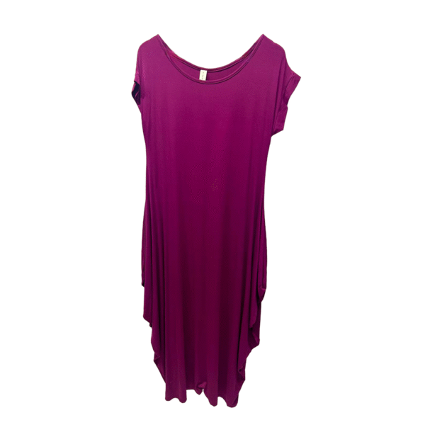 Purple Waterfall Dress